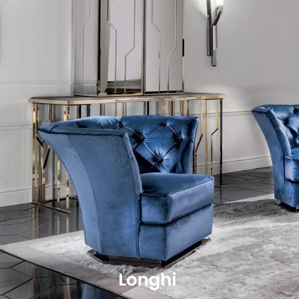 longhi luxury armchairs